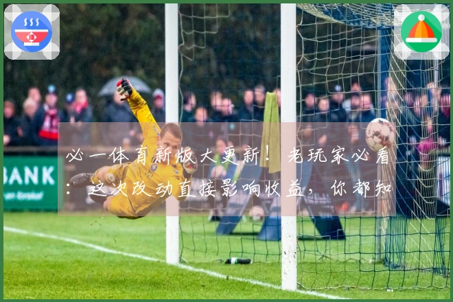 必一体育新版大更新！老玩家必看：这次改动直接影响收益，你都知道了吗？